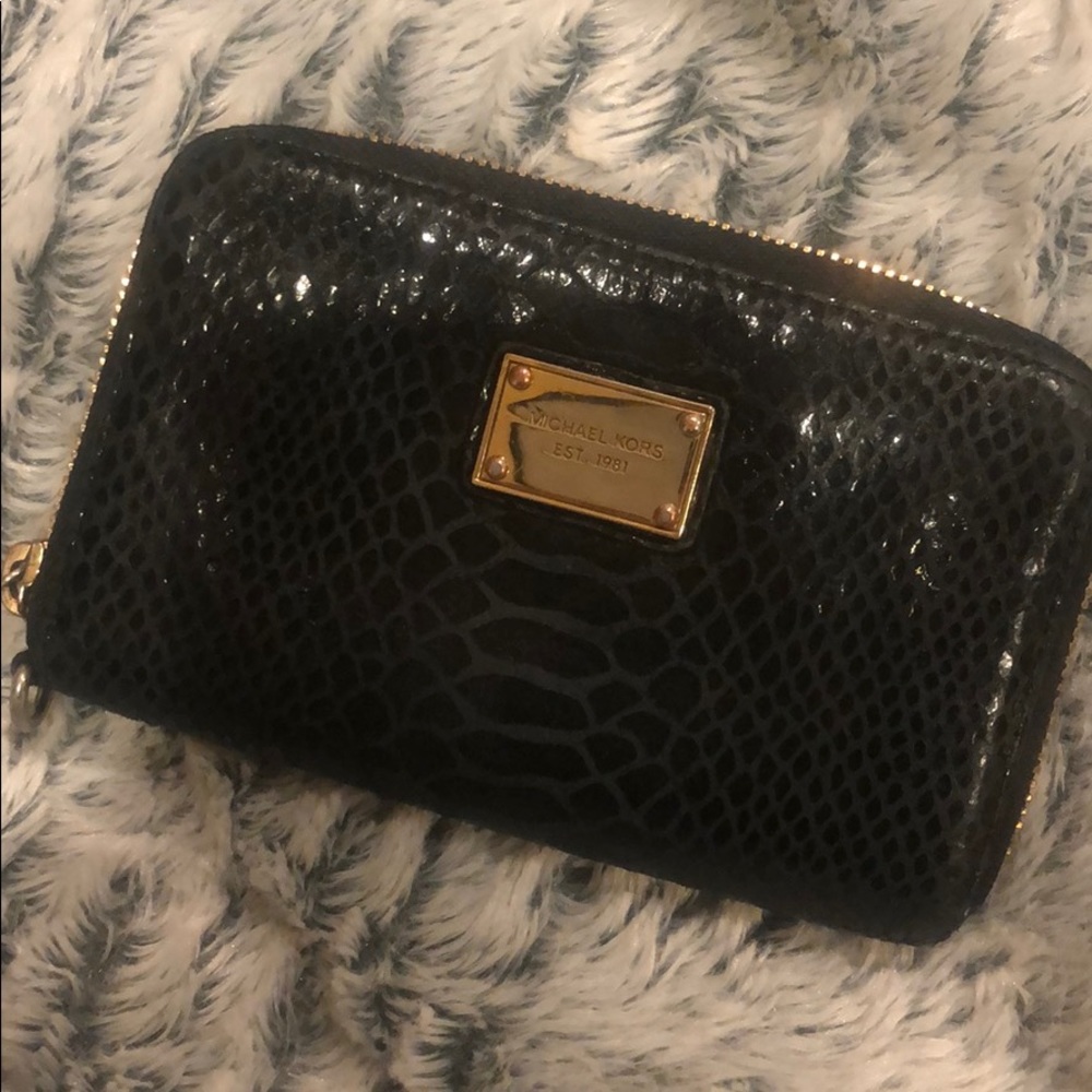 Michael Kors Black Leather Wallet